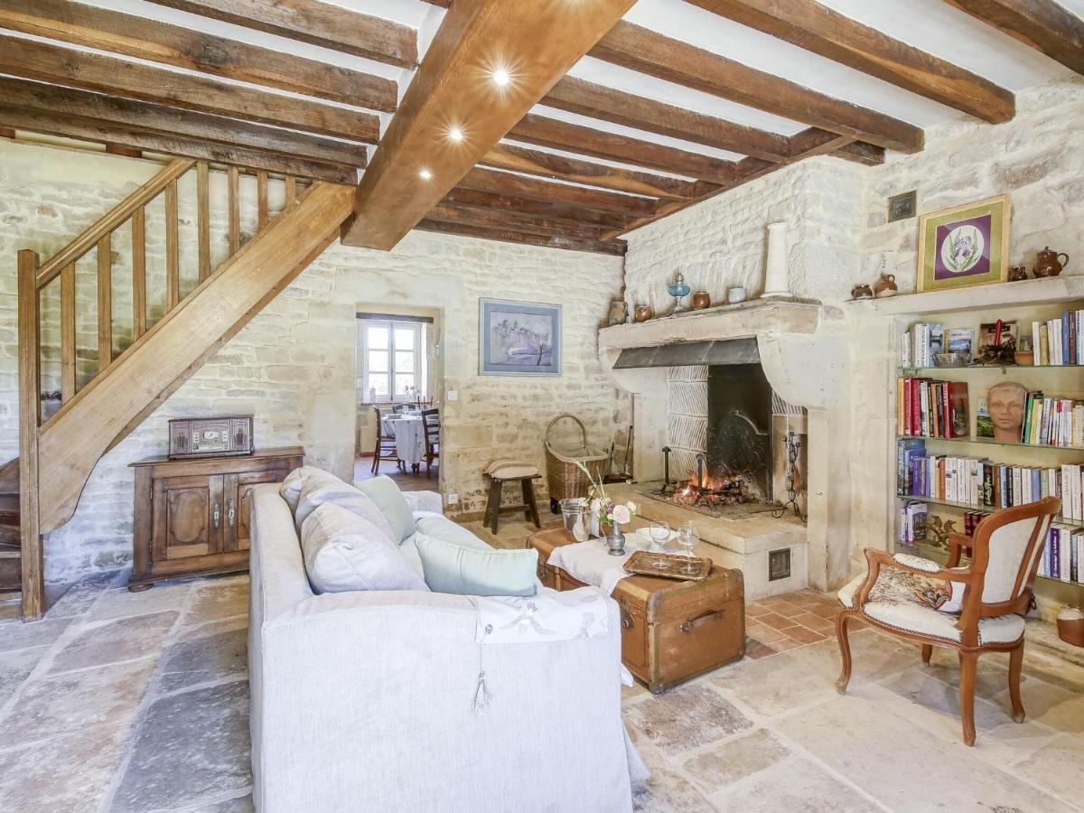 Burgundian Farmhouse In Talon With Fireplace Eksteriør bilde