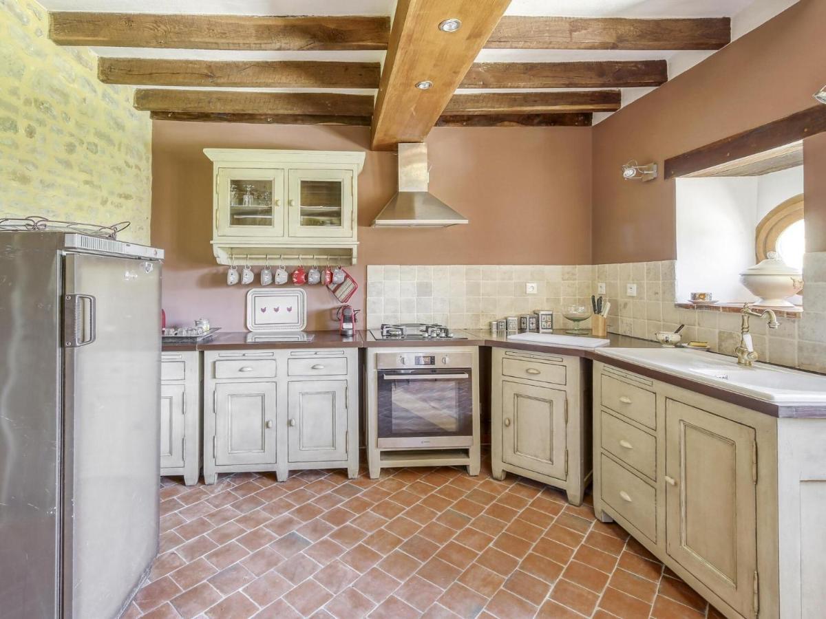 Burgundian Farmhouse In Talon With Fireplace Eksteriør bilde