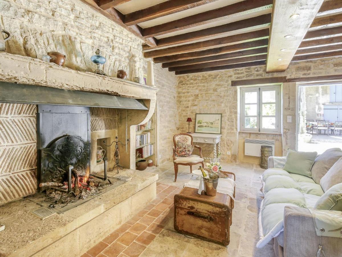 Burgundian Farmhouse In Talon With Fireplace Eksteriør bilde
