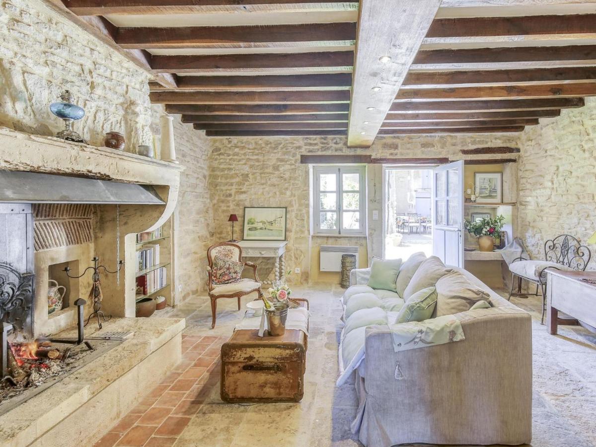 Burgundian Farmhouse In Talon With Fireplace Eksteriør bilde